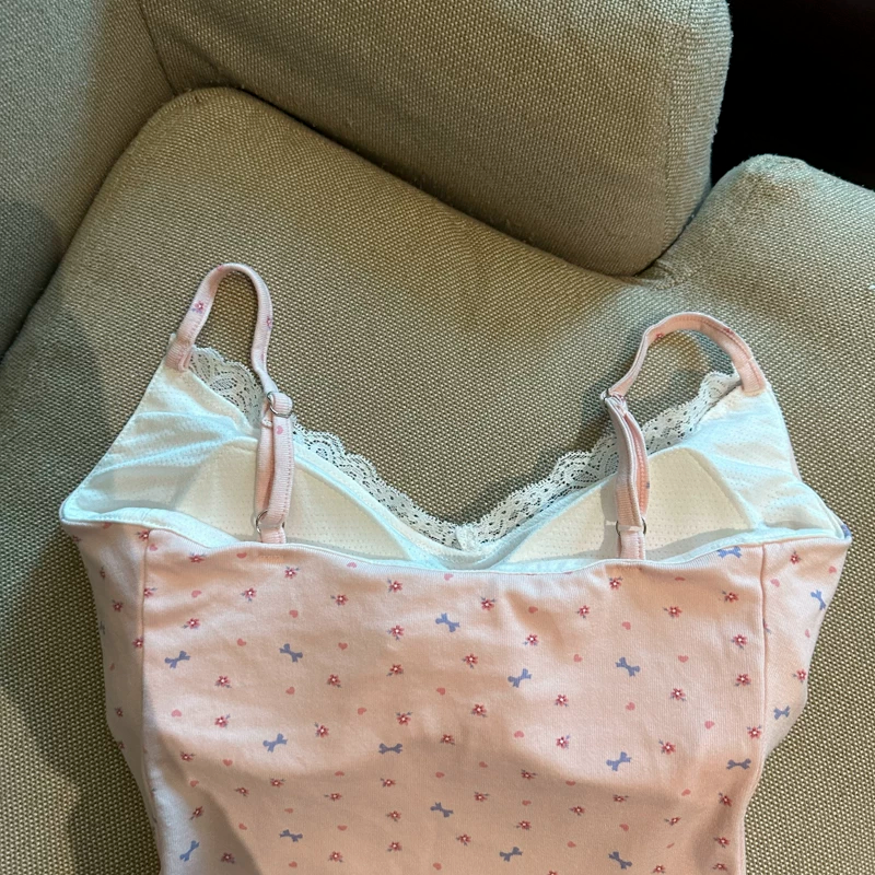 Whisper Lace Built-in Bra Top
