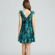 Emiley tropical print dress