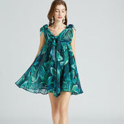 Emiley tropical print dress